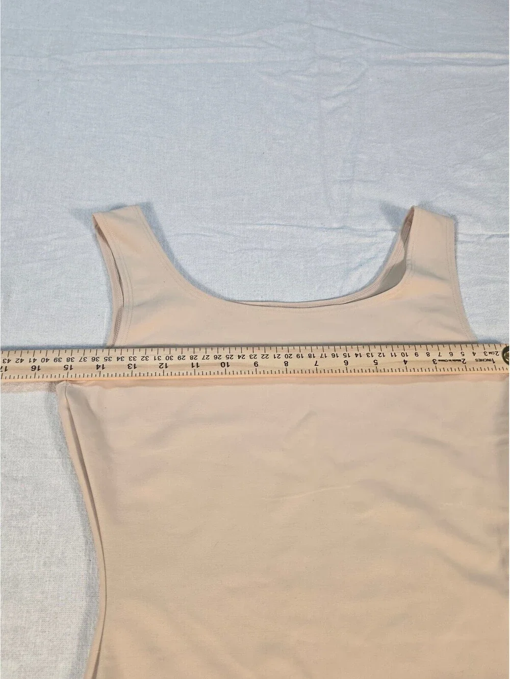 Beige Body Shaper Slip Dress S Quiet Lux Minimalist Bodycon